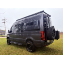 Aluminium Dachgepäckträger für Mercedes Sprinter 907 L3 - mattschwarz - von Rover Vans