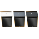 Küchenblock - Modul hinterm Fahrersitz - Farbe Grau - mit  Kompressor-Kühlschrank NRX60C