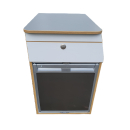 Küchenblock - Modul hinterm Fahrersitz - Farbe Grau - mit  Kompressor-Kühlschrank NRX60C