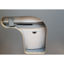 Komplettset Toiletten Hocker grau mit Toilette Porta Potti 565P - inkl. 2 Liter Thetford Aqua Kem - inkl. Gurt zum leichten herausheben