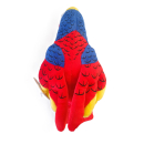 Stofftier Papagei CLEVER VANS - 20 cm - rot - von Misanimo