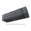 Moon Box TEBE - Aluminium Hängetasche inkl. Montageset - Grau oder Anthrazit - in 4 Größen - für viele Fahrzeugmodelle geeignet