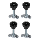 Moon Box TEBE - Aluminium Hängetasche inkl. Montageset - Grau oder Anthrazit - in 4 Größen - für viele Fahrzeugmodelle geeignet