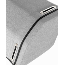 Moon Box TEBE - gepolsterte Hängetasche aus Aluminium - Farbe grau, anthrazit, beige oder braun - Länge 50, 70, 95 oder 114 cm - inkl. Montageset - für viele Fahrzeugtypen geeignet