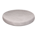 Sitzkissen 40 x 5 cm - rund - grau