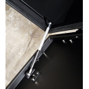 Rover Vans Heckbox für Ski und Snowboard - Größe XL - Volumen 500 Liter - Traglast 20 kg - Offroad Box - schwarz