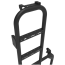 Heckleiter mit Reserveradhalter für Mercedes Sprinter 907 ab 2018 - L2 - 4x4 Allradantrieb - Fahrerseite - mattschwarz