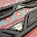 Aluminium Seiten-Trittbretter links und rechts für Sprinter 907 L3 - Mattschwarz