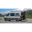 Aluminium Dachgepäckträger für Mercedes Sprinter 907 L2  - Mattschwarz