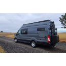 Aluminium Dachgepäckträger für Sprinter 907 L2  - Mattschwarz