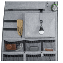 Hecktür Organizer für Kastenwagen - für viele Fahrzeugtypen geeignet - Grau oder Anthrazit - Moon Organizer MAX