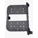 Universeller Aluminiumträger für Transporter / Zubehörträger / Heckträger - Beifahrerseite - mattschwarz - von Rover Vans