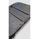 Universeller Aluminiumträger für Transporter / Zubehörträger / Heckträger - Beifahrerseite - mattschwarz - von Rover Vans