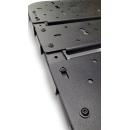 Universeller Aluminiumträger für Transporter / Zubehörträger / Heckträger - Beifahrerseite - mattschwarz - von Rover Vans