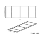 Aluminium Dachgepäckträger für Fiat Ducato/Jumper/Movano/ProMaster/Boxer/Toyota ProAce - L3H2 oder L4H2  - mattschwarz - von Rover Vans