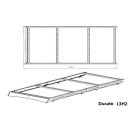 Aluminium Dachgepäckträger für Fiat Ducato/Jumper/Movano/ProMaster/Boxer/Toyota ProAce - L3H2 oder L4H2  - Mattschwarz