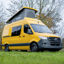 Schlafdach SCA 252 inkl. Bettpolster und Verstärkungsrahmen für Sprinter ab 2006/VW Crafter ab 2016 - L2/L3