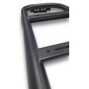 Heckleiter mit Reserveradhalter für Ford Transit MK8 ab 2014 - FWD, RWD oder 4x4 - Fahrerseite - mattschwarz - für Scharniere 180° und 270°