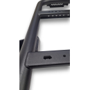 Heckleiter mit Reserveradhalter für Ford Transit MK8 ab 2014 - FWD, RWD oder 4x4 - Fahrerseite - mattschwarz - für Scharniere 180° und 270°