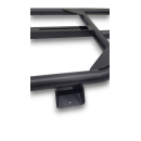 Heckleiter mit Reserveradhalter für Ford Transit MK8 ab 2014 - Fahrerseite - mattschwarz - für Scharniere 180° und 270° RWD