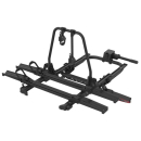Fahrradträger Spinder SC2 für 2 Fahrräder/E-Bikes – für Anhängerkupplung – geeignet für große Hecktüren – zusammenklappbar & abnehmbar – schwarz - inkl. LED-Beleuchtungsstreifen