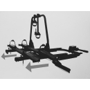 Fahrradträger Spinder SC2 für 2 Fahrräder/E-Bikes – für Anhängerkupplung – geeignet für große Hecktüren – zusammenklappbar & abnehmbar – schwarz - inkl. LED-Beleuchtungsstreifen