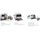Fahrradträger TRIGO VAN – Heckträgersystem für Ducato/Jumper/Boxer - schwenkbar - mit automatischer Verriegelung