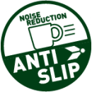 Henkelbecher CLEVER VANS aus Resylin - für kalte und heiße Getränke - mit Antirutsch-Dichtung - 300 ml, rot