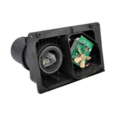 Truma WKCD Kaminsatz Diesel - ohne Deckel - mit Absauggebläse und Anschlusskabel - Farbe schwarz