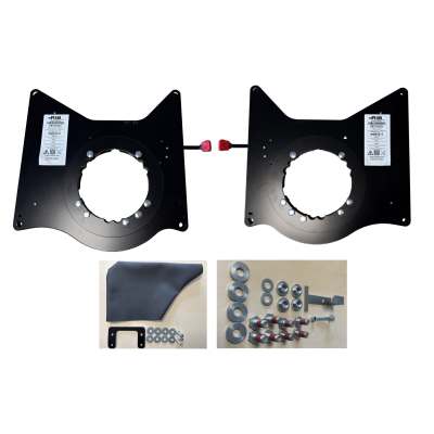 Scopema Drehkonsolen-Set Fahrer/Beifahrerseite für VW Crafter ab 2017 / MAN TGE - mit Handbremsentieferlegung - CBTO23G3FM / CBTO23D3