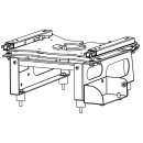 Scopema Drehkonsolen-Set für Peugeot Expert K0 / Citroen Jumpy /Toyota Proace ab 2016 - inkl. Handbremsentieferlegung und Bock - CBTO22G3 / CBTO22D3