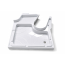 Duschwanne mit herausnehmbarem Duschboden aus Holz / Holzrost in Teak-Optik - für Kassettentoilette - passend für Clever Reisemobile