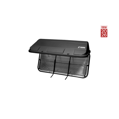 Fiamma Ultra-Box 360 - Deep Black - Volumen 360 Liter - passend nur auf Carry-Bikes