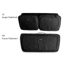 Fenstertasche CAMPER BAG für Volkswagen ID Buzz >2021 - Schwarz - hinten links - langer Radstand – Seitentasche Fenster Organizer