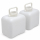 Comet Wasserkanister, Weithalskanister 2er Set - 2x 10 Liter - 3/4" Gewinde - Trinkwasser geeignet