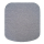 Stoffhocker grau mit Porta Potti 365 - mit Polster und Toilette
