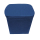 Stoffhocker blau mit Porta Potti 165 - mit Polster und Toilette