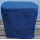 Stoffhocker blau mit Porta Potti 335 - mit Polster und Toilette