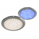 LED Deckenleuchte - 12V - 10W - mit zwei Leuchtstufen - blau/weiss