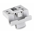FAWO Plattenträger für Tischgleitschiene - grau - 2er Pack