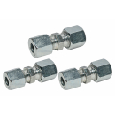 GOK Gasrohr Gerade Verschraubung - 8mm - 3er Pack