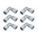 GOK Gasrohr Winkel Verschraubung - 8mm - 6er Pack