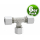 GOK Gasrohr T-Verschraubung - 8mm - 6er Pack