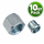GOK Gasrohr Schneidring + Überwurfmutter - 8mm - 10er Pack