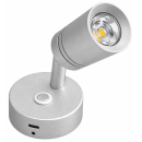 Westacc LED Aufbau Spot Leuchte Kabella mit USB-C -...