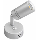 Westacc LED Aufbau Spot Leuchte Kabella mit USB-C - Silber - 12V - 1,4W - 80Lm