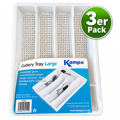 Kampa Besteckkasten Large - 3 Stück