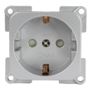 C-Line Steckdose 230V - silber - 10er Pack (3030)