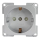 C-Line Steckdose 230V - silber - 10er Pack (3030)