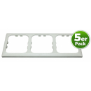 C-Line Dreifachrahmen - silber - 5er Pack (3054)